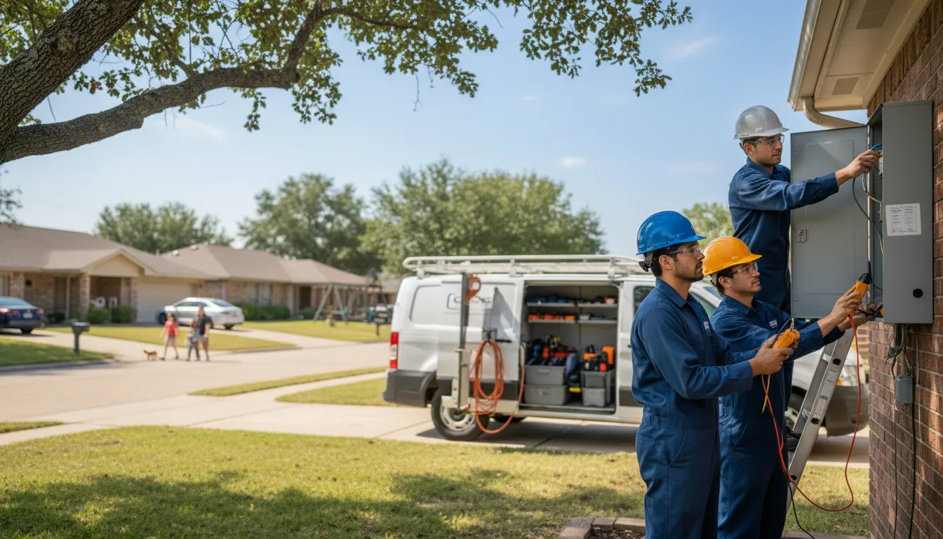 Certified electrician providing emergency electrical services in Wolcottville, IN